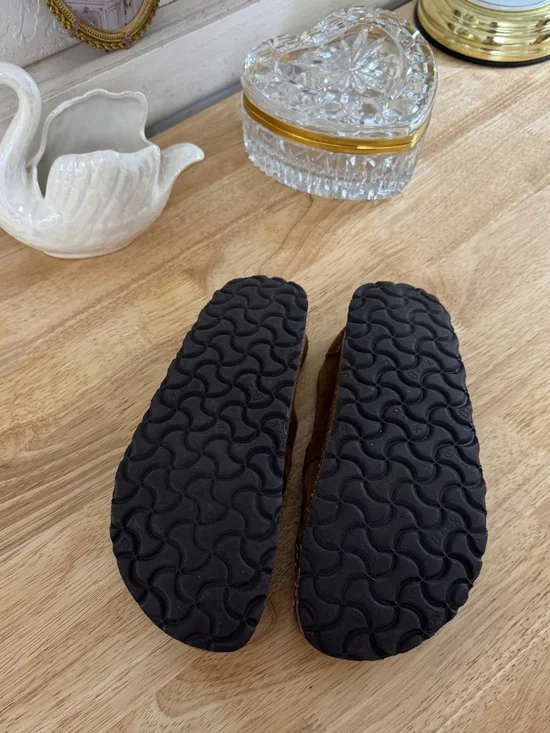 Birkenstock Buckley Women's size 7/EU 38 Suede Leather Slip On Shoes Mules Comfy - Picture 10 of 13